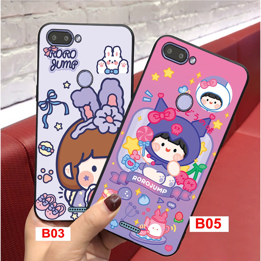 [FREESHIP] ỐP LƯNG XIAOMI REDMI 6 - REDMI 6A IN MẪU CÔ PÉ JUMP RORO NHIỀU MÀU SẮC ĐẸP