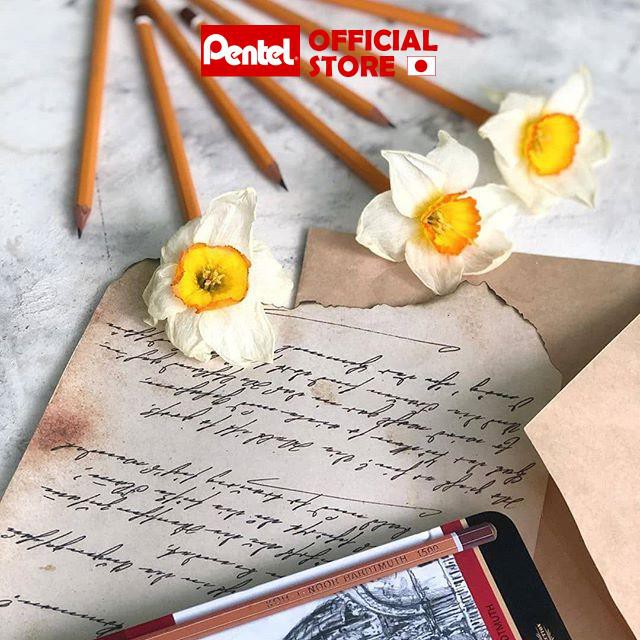 Bút Chì Tiệp Koh I Noor 1500 Nhiều Độ B | Bút Chì Gỗ Màu Vàng | 2B 3B 4B 5B 6B 7B HB | Chì Kỹ Thuật Vẽ Phác Thảo