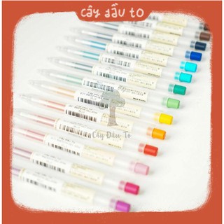 Bút Bấm Mực Nước Gel Siêu Mượt Smooth Ngòi 0.5mm Muji Nhật Bản
