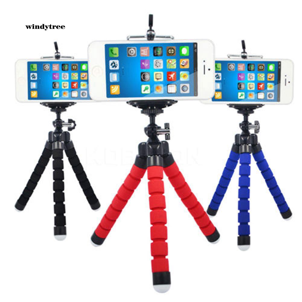 Chân tripod có xốp đỡ điện thoại hỗ trợ quay phim chụp ảnh