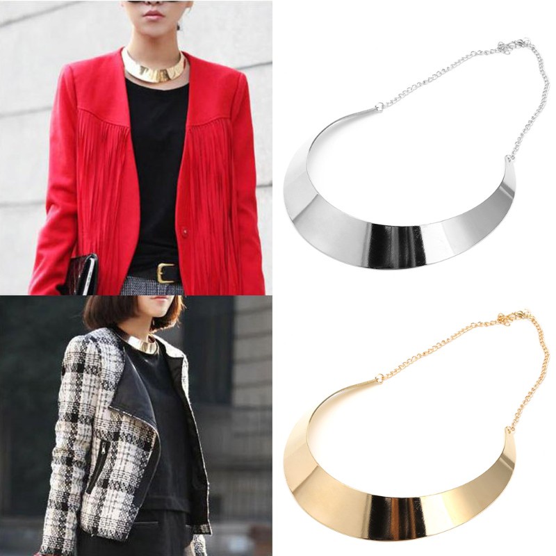 vòng cổ Hợp Kim Mạ Vàng / Bạc Phong Cách Vintage Thời Trang
