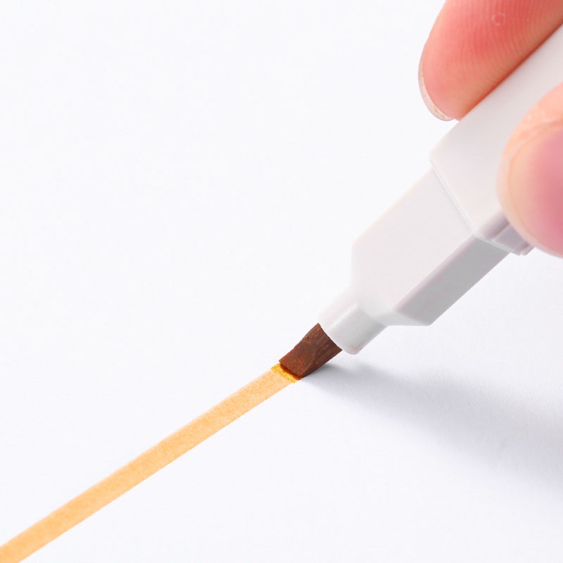 Bộ 6 Bút Đánh Dấu Đầu Mềm Nhiều Màu Sắc Có Sức Chứa Lớn Gồm 6 Màu Để Lựa Chọn