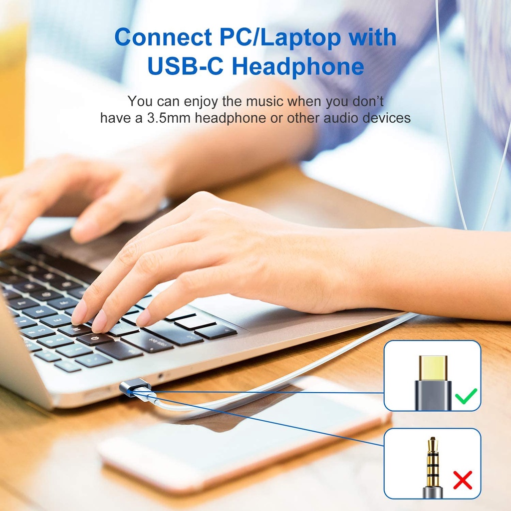 Set 2 Đầu Chuyển Đổi USB Type-C Type C Cho Điện Thoại IOS Laptop Type C