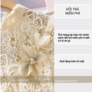 Áo Dài Cách Tân Nữ Ren Thừng Cao Cấp LD32