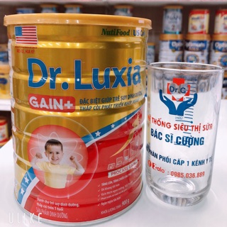 Sữa Dr Luxia gain 900g chuyên biệt dành cho trẻ biếng ăn nhẹ cân , suy dinh dưỡng , gầy ốm , ăn ngủ kém , tiêu hoá kém