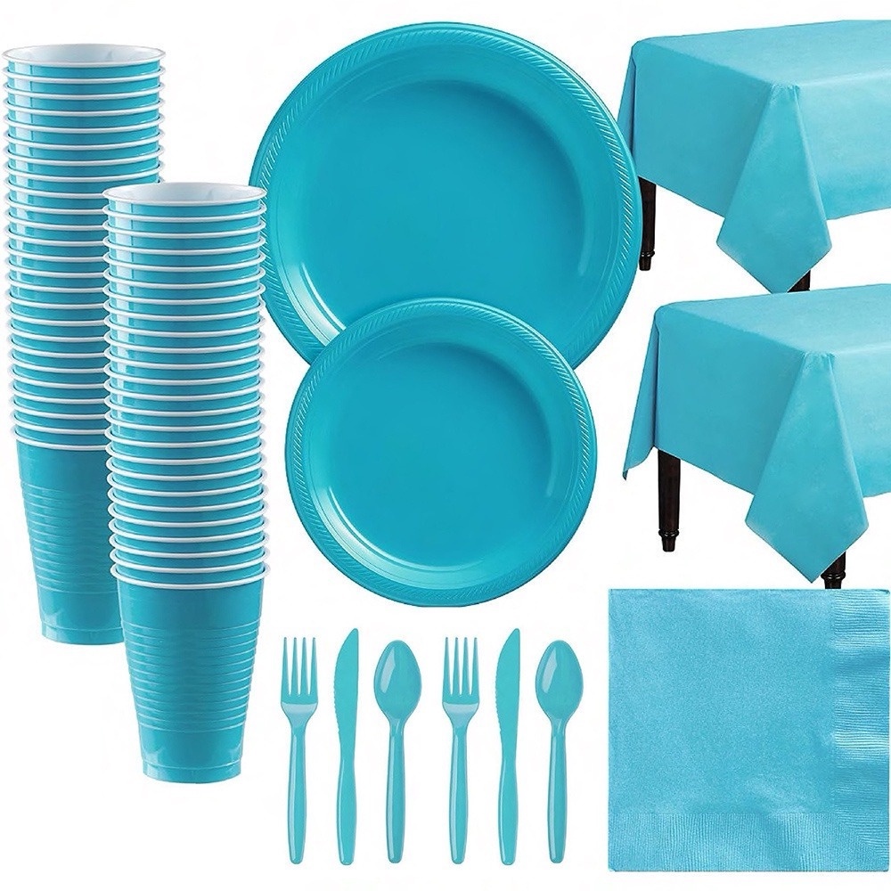 Bộ 10 Cốc Ăn Bằng Nhựa Màu Sắc Cầu Vồng Dùng Một Lần