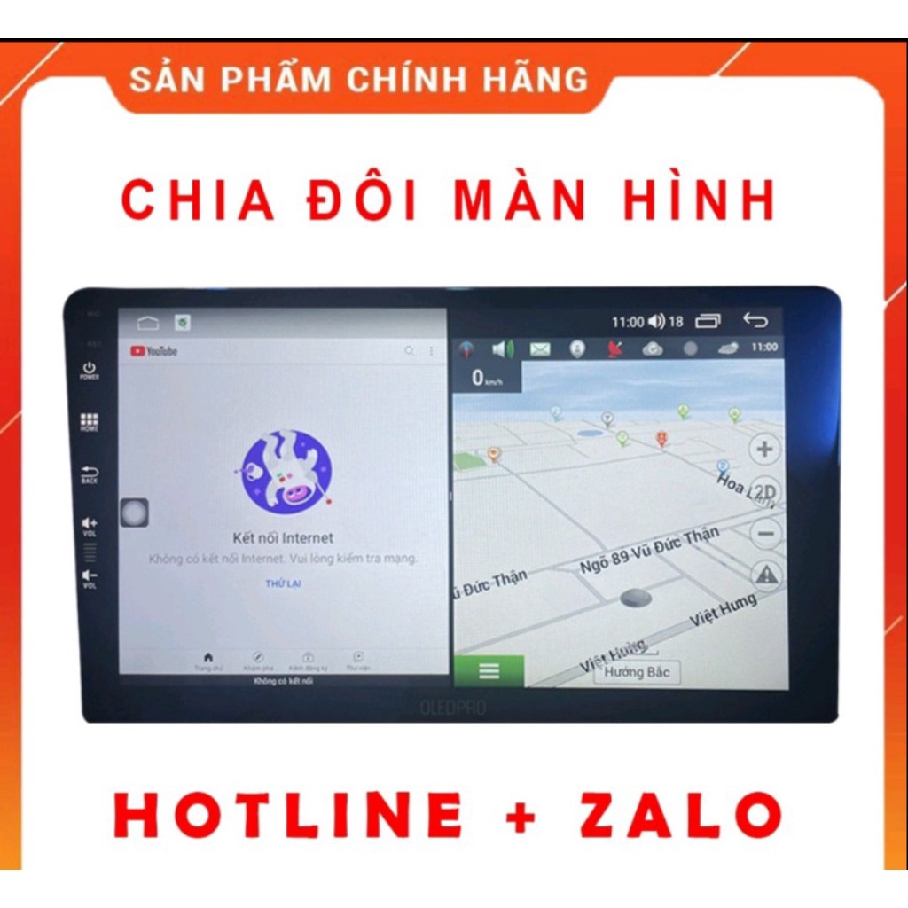 Màn Hình DVD Android Ô Tô OLED PRO X4s Tích Hợp Camera 360 9 inch Ram 4-32 Chip 8 Nhân