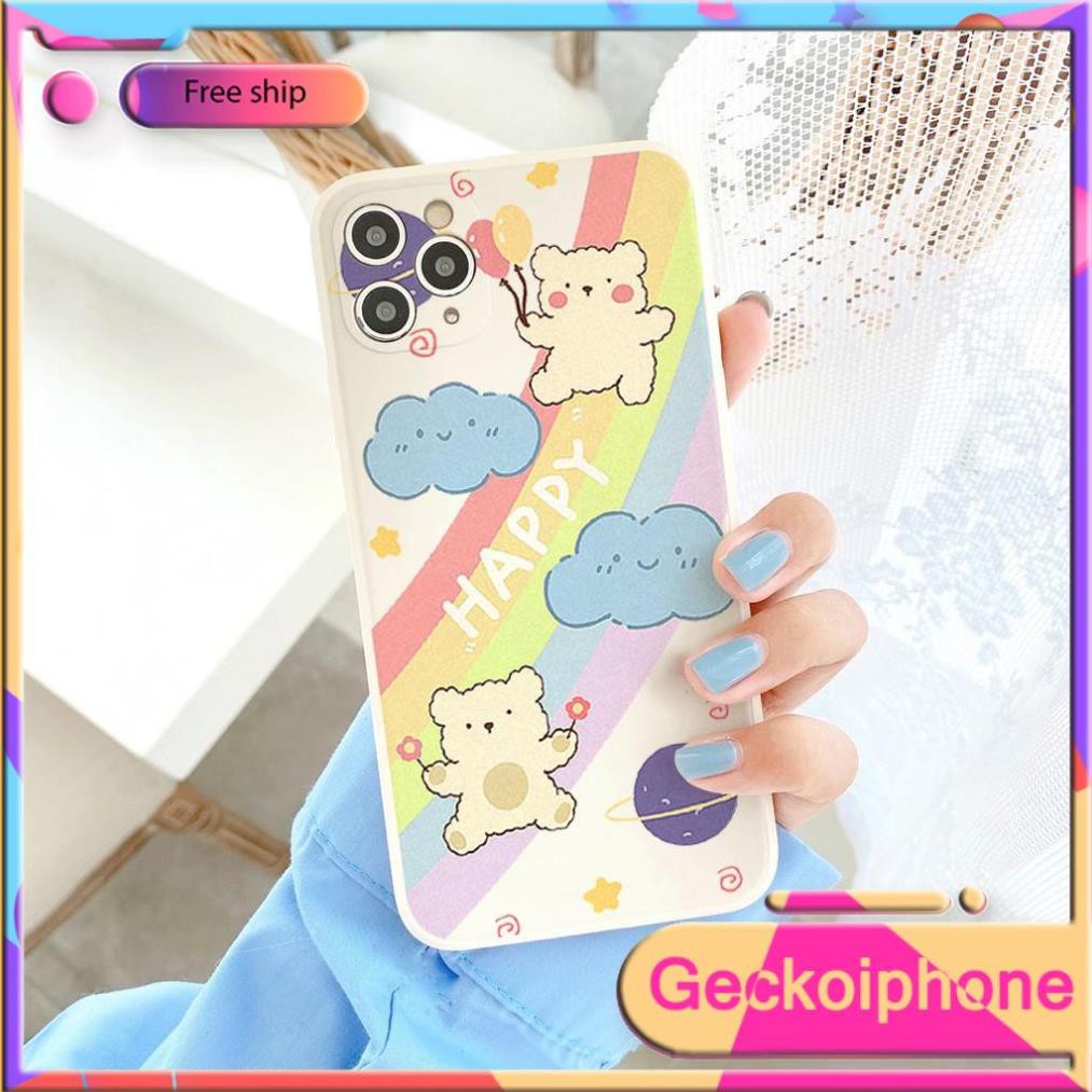 Ốp lưng iphone từ 6 đến 12 promax Cute Gecko D127