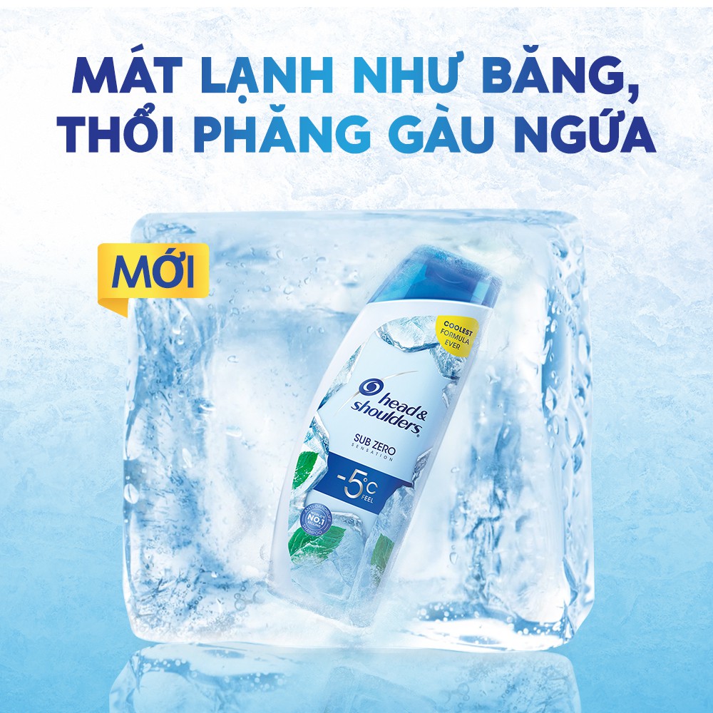 [Mã PGSBD giảm -8% đơn 250K] Dầu gội Head & Shoulders làm sạch gàu subzero 550ml