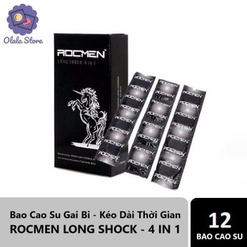 Bao cao su Gai Rocmen [CHÍNH HÃNG 100% - 12BAO] Bao cao su cho bạn lên đến đỉnh nhanh với công nghệ Brazil mới nhất