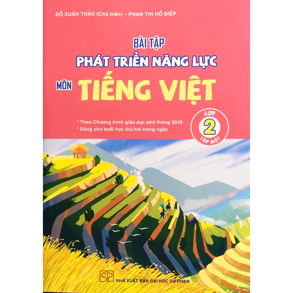 Sách - Bài tập phát triển năng lực môn tiếng việt lớp 2 tập 1 (Ảnh cánh đồng)