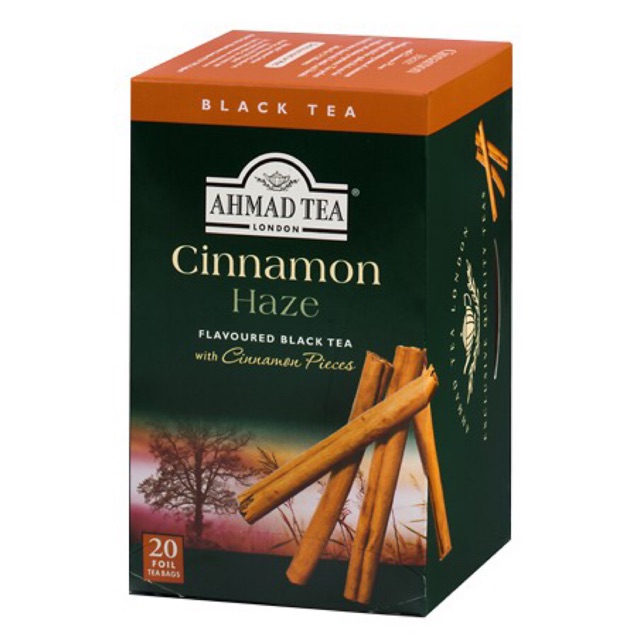 Trà Quế Ahmad 40g - Ahmad Cinamon Haze Tea 40g 20bags túi lọc có bao thiếc