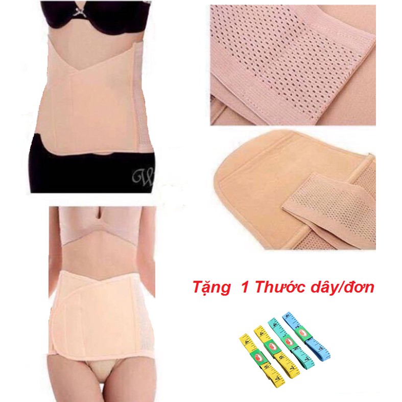 (TẶNG 1 THƯỚC DÂY/ĐƠN) ĐAI NỊT BỤNG TAN MỠ THÔNG HƠI THOÁNG MÁT 3336/336