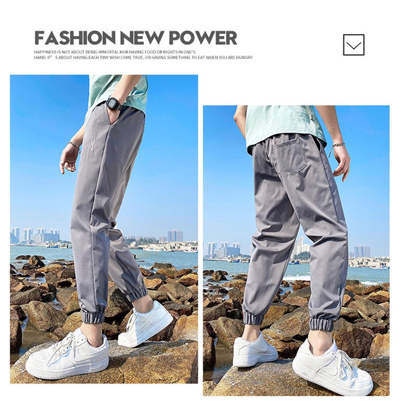 Quần Dài Thể Thao Phong Cách Hàn Quốc Thời Trang Cho Nam