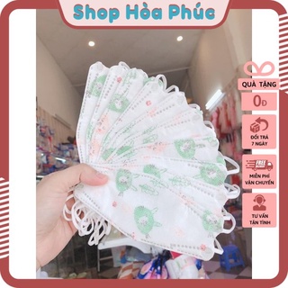 Combo 10 - 50 chiếc khẩu trang 4d kf94 chính hãng hoạ tiết cho bé từ