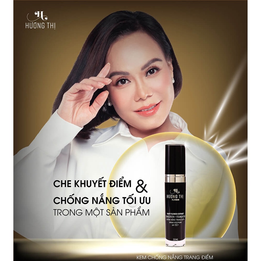 Kem Chống Nắng Hương Thị 50ml SPF 50+ - Hương Thị Platinum