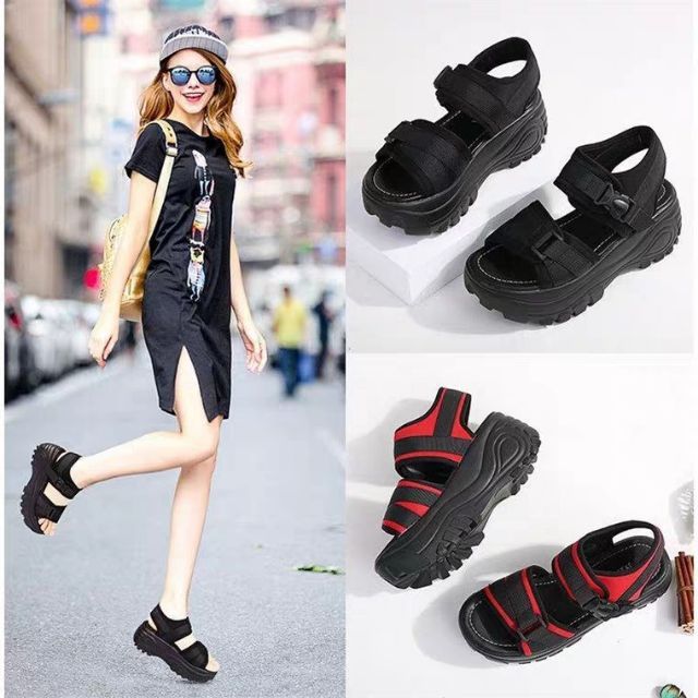 (ORDER)Sandal nữ đế cao