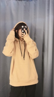 Áo Hoodie nỉ bông Trơn Basic Unisex