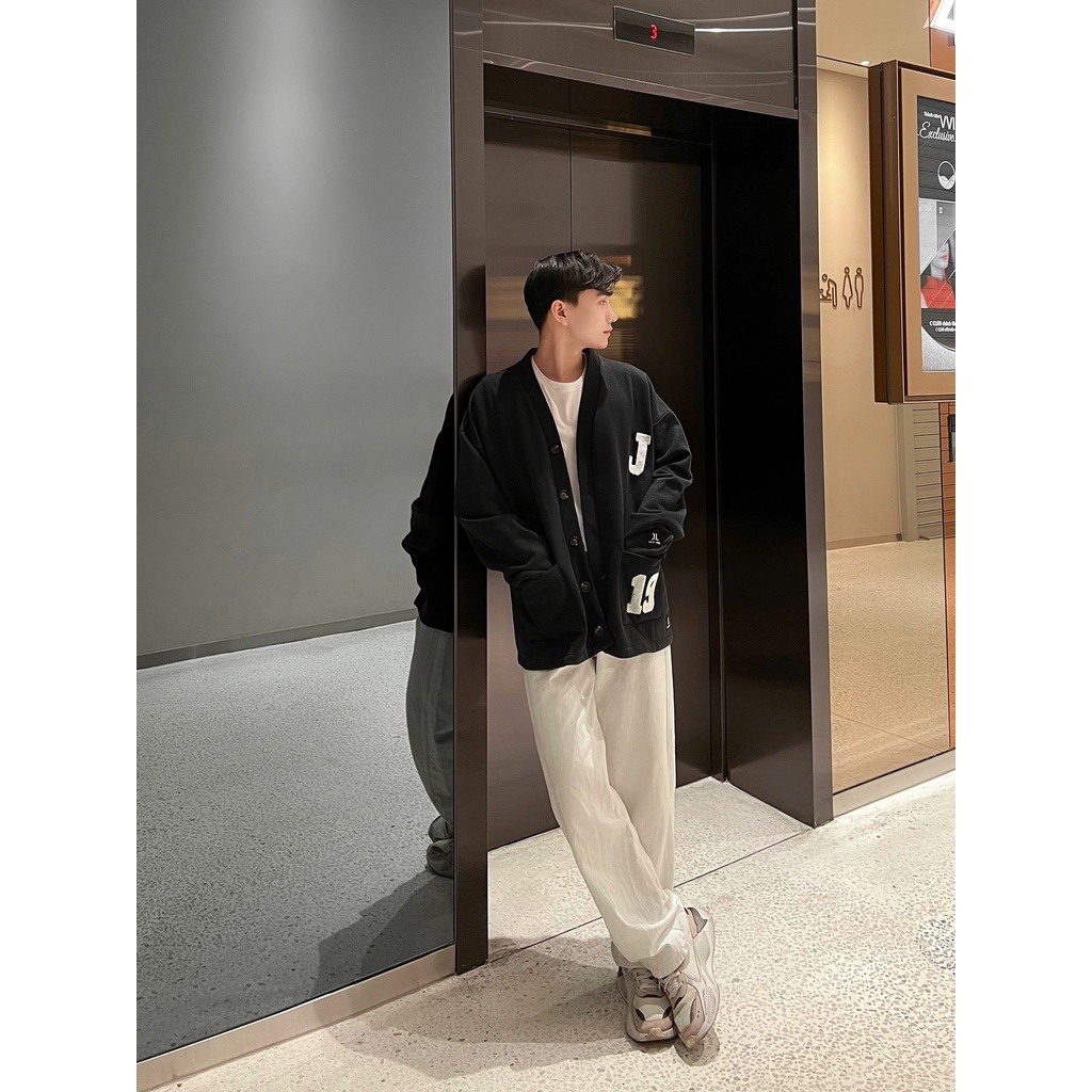 Áo khoác Cardigan Jack Lane, Áo khoác nỉ oversize nam nữ JL, Local Brand JACK LANE