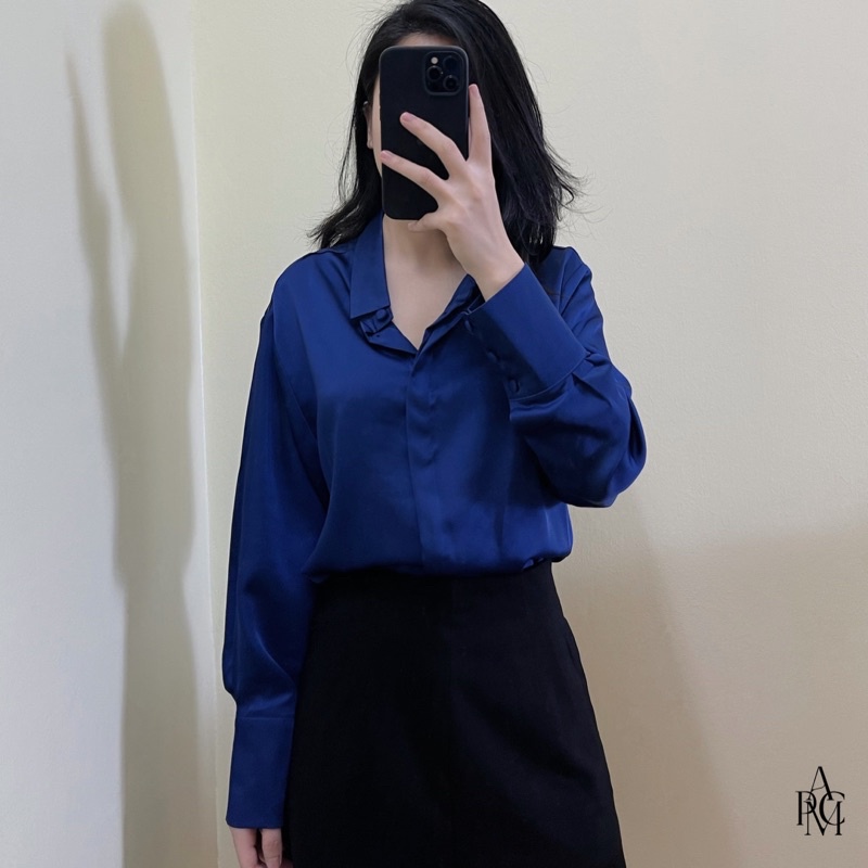 Kestral Shirt / Áo sơ mi dài tay form xuông