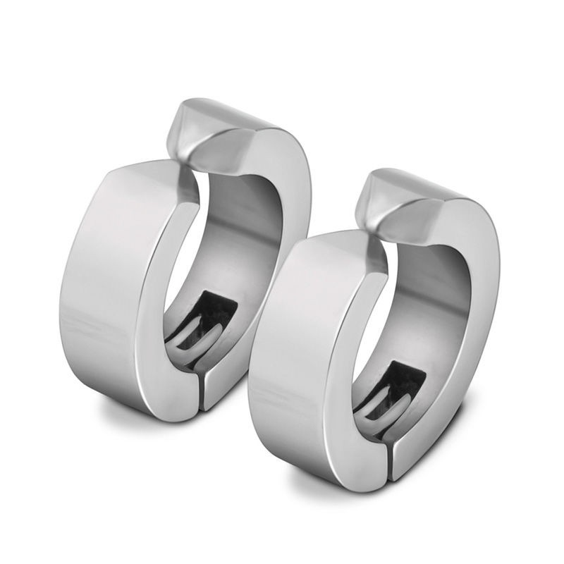 Bông Tai Bằng Thép Titan Thiết Kế Đơn Giản Thời Trang