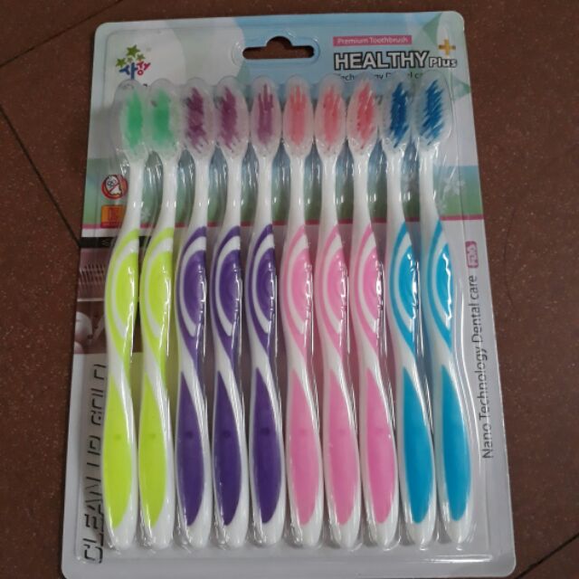10 bàn chải đánh răng hàn quốc