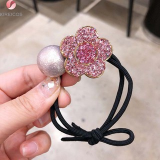 Dây cột tóc buộc tóc hình hoa đính đá hàn quốc cao cấp
