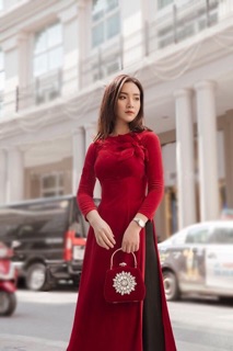 Áo dài nhung