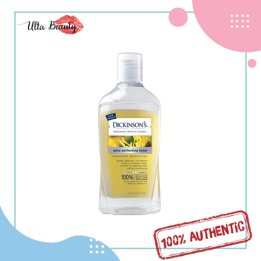 Nước Cân Bằng Da Dickinson’s Original Witch Hazel Pore Perfecting Toner (473ml)