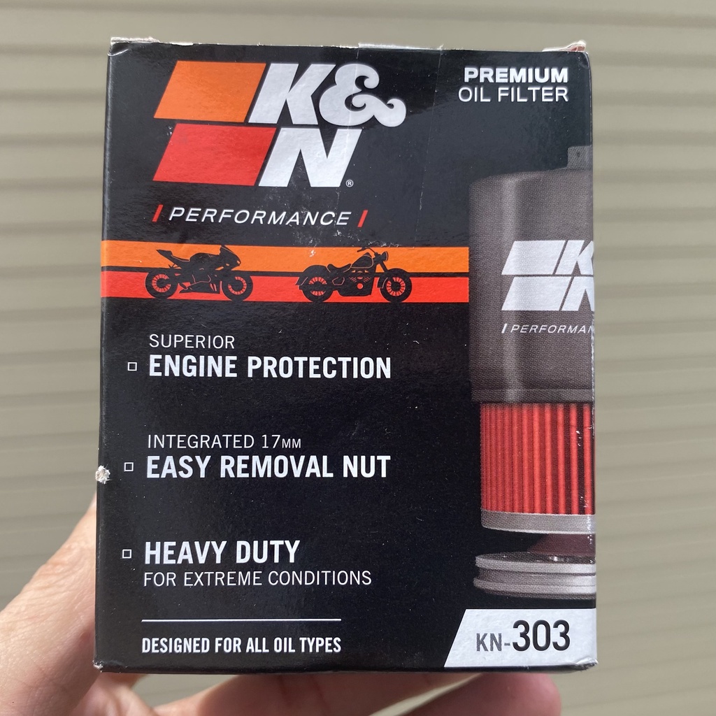 Lọc Nhớt K&amp;N KN-303 Dành Cho Các Dòng Xe MOTO KAWASAKI