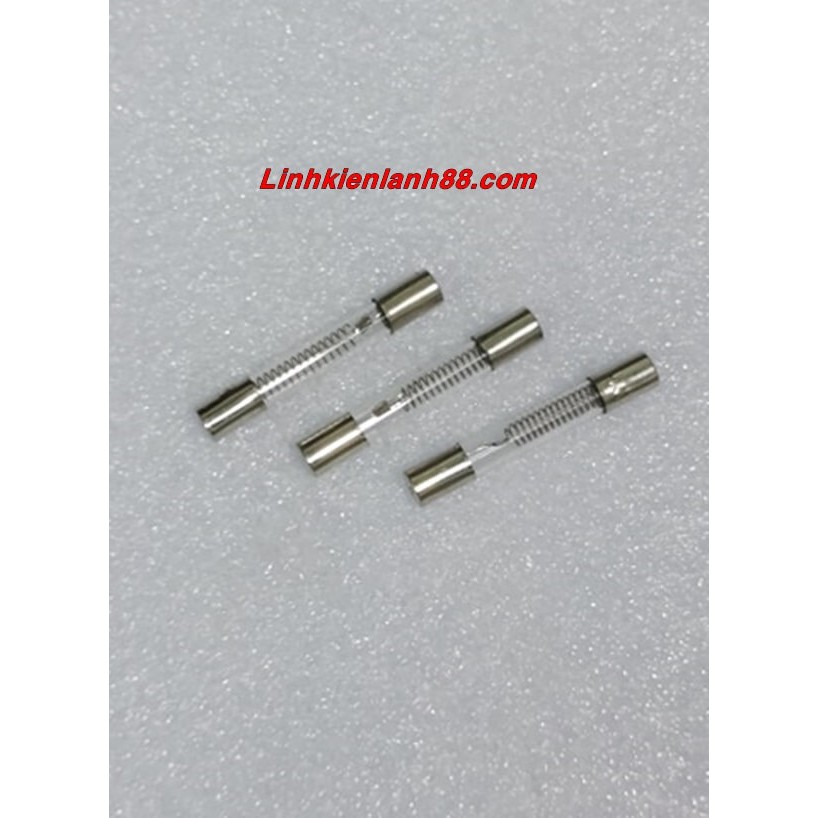 (10 chiếc) Cầu Chì Thủy Tinh Lò Vi Sóng 5Kv 0.9A Chân Gài.