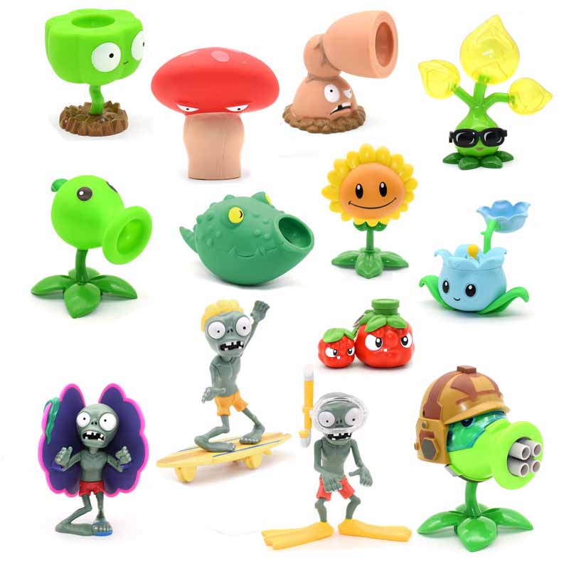 Bộ trò chơi Plants vs. Zombies bằng nhựa mềm thiết kế mới độc đáo