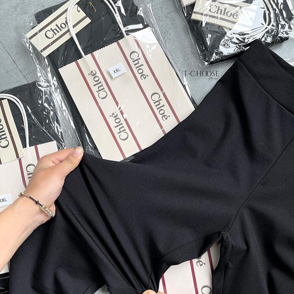 Quần legging Chloe' nữ, co giãn tốt, legging dáng dài - HLSTORE