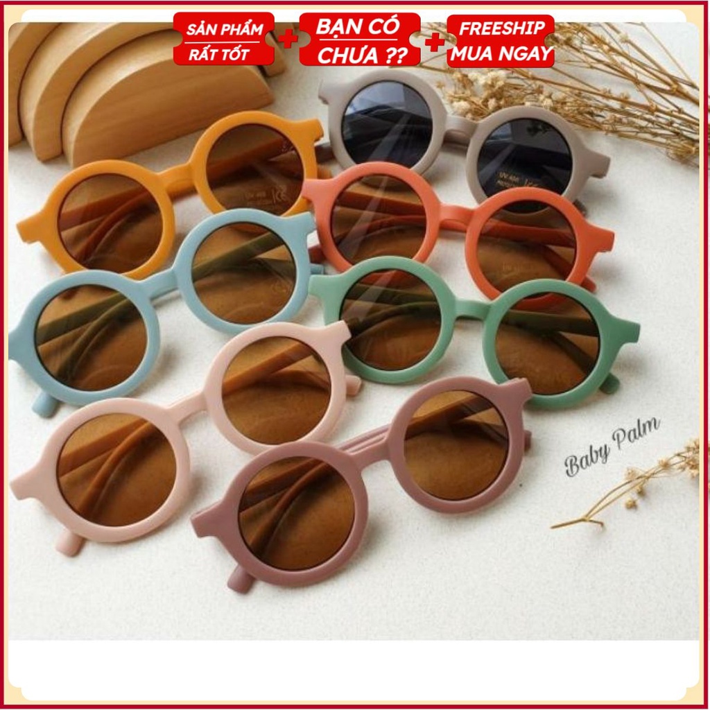 PVN27357 Kính mát màu Pastel cho bé trai bé gái cho bé 2 tuổi- 5 tuổi T2