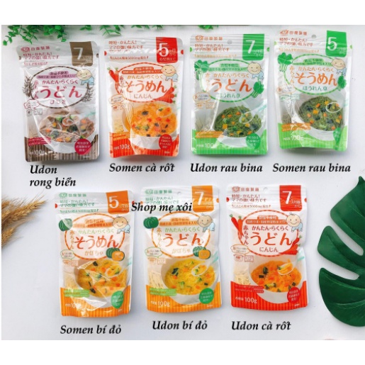 MÌ SOMEN/ UDON RAU CỦ TÁCH MUỐI NHIỀU VỊ