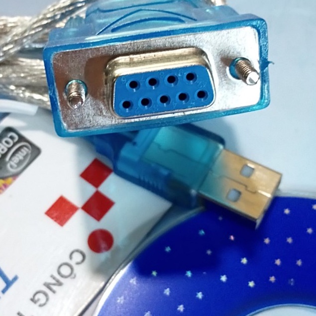 Cáp USB ra Com - Chuẩn USB 2.0 ra RS232 (Com 9 Lổ cái) - Cáp dài 80Cm