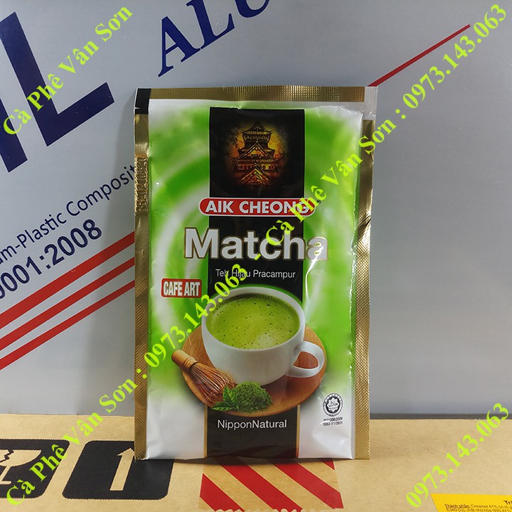 Gói nhỏ Trà Sữa Matcha Aik Cheong 25g