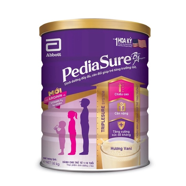 Sữa bột Abbott Pediasure 1.6kg