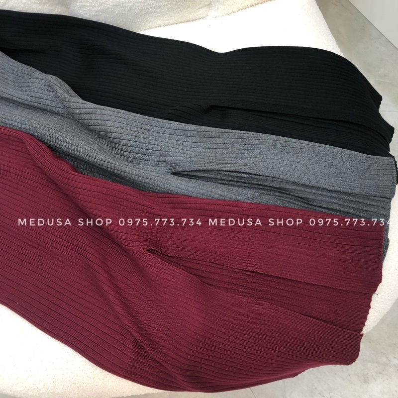 CHÂN VÁY LEN DÀI XẺ SAU CHẤT ĐẸP CÓ SẴN