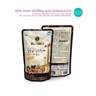 1 gói sữa Óc Chó dinh dưỡng tăng chiều cao - Golden Health (đậu đen, macca, óc chó, hạnh nhân)