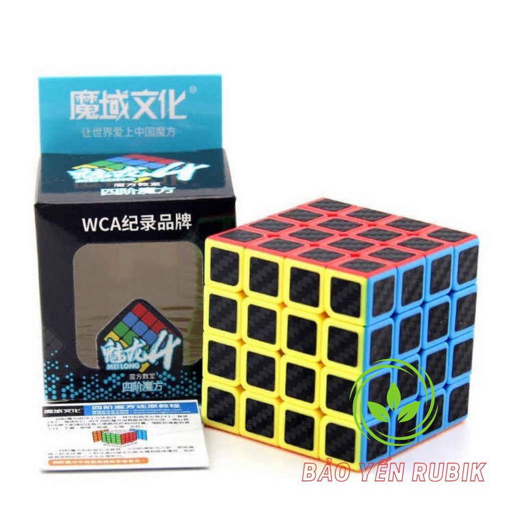 Bộ Sưu Tập Rubik Carbon MoYu MeiLong 2x2 3x3 4x4 5x5 Pyraminx Megaminx Skewb Square-1 SQ1 Tam Giác 12 Mặt Rubic(Mã RB25)