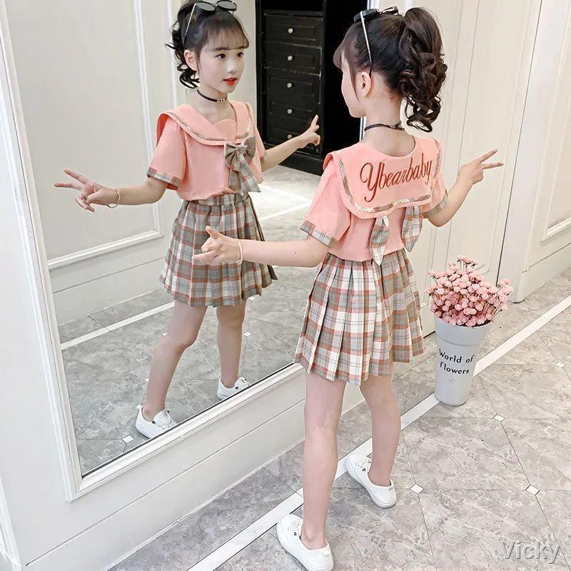 Thời Trang Trẻ Em2021 phong cách mới phong cách phương tây net nổi tiếng quần áo trẻ em học sinh trung học jk đại họ