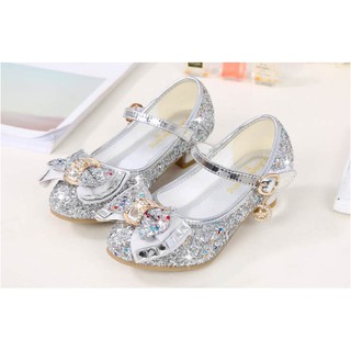 {MẦU BẠC} Giày Bé Gái Đính Đá Cao Cấp Phong Cách ELSA