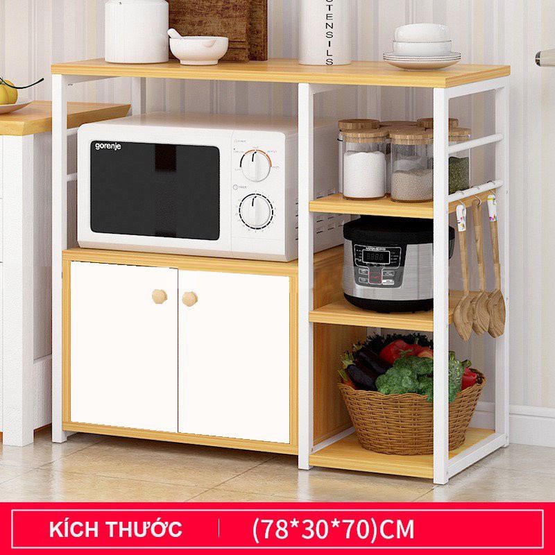 Kệ bếp - Kệ lò vi sóng đa năng gọn gàng phù hợp với không gian bếp
