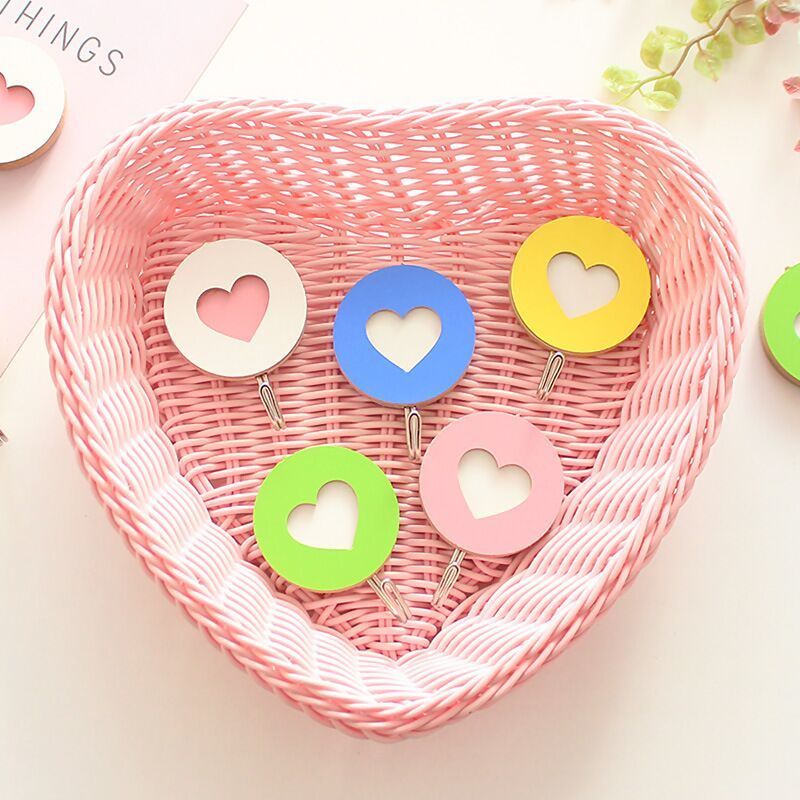 [Hàng Có Sẵn] Móc Treo Đồ Gắn Tường / Cửa Ra Vào Bằng Gỗ Siêu Viscose Hoạt Hình Hello Kitty Đáng Yêu Sáng Tạo Không Cần Khoan Lỗ