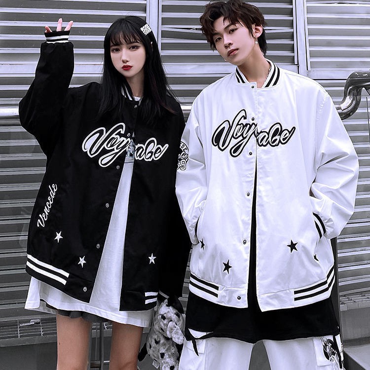 Áo Khoác Bóng Chày Form Rộng Thời Trang Dành Cho Cả Nam Và Nữ | BigBuy360 - bigbuy360.vn