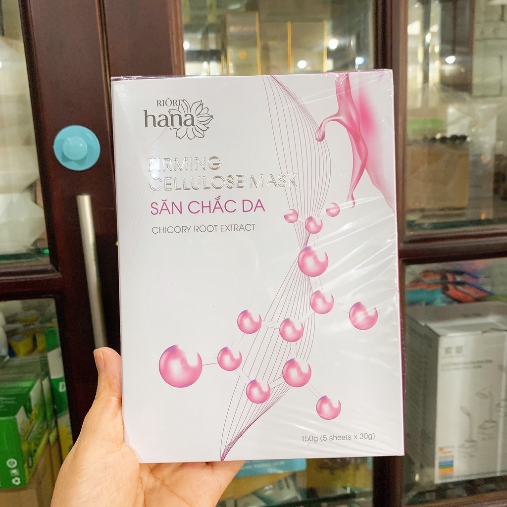 Mặt Nạ Săn Chắc Da RIORI Firming Cellulose Mask Hộp 5 miếng - Mặt Nạ Sinh Học dưỡng da săn chắc hỗ trợ nâng cơ