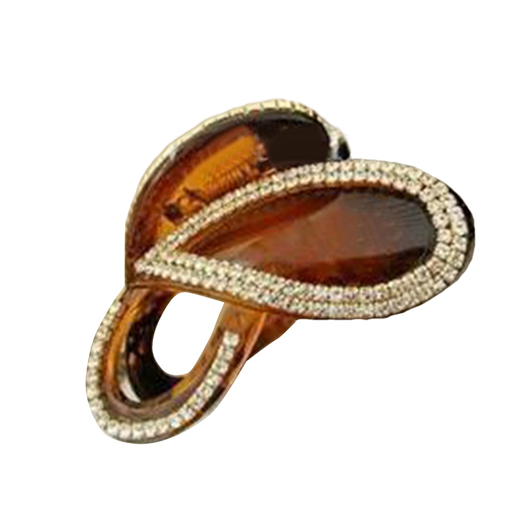 Kẹp tóc hình dạng bướm đính đá xinh xắn dành cho nữ