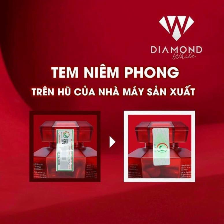 Diamond white viên uống trắng da Ngọc trinh ( tem cào chính hãng cty 100%)