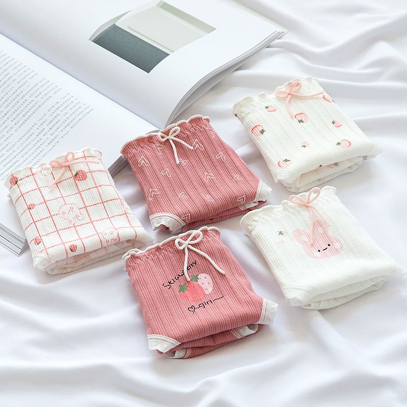 [CHE TÊN 100%] Quần Lót Nữ Dâu Thỏ Cute LMD31 Quần Chíp Chất Cotton Quảng Châu Cao Cấp Sexy Xịn Đẹp Lamodu Shop | BigBuy360 - bigbuy360.vn